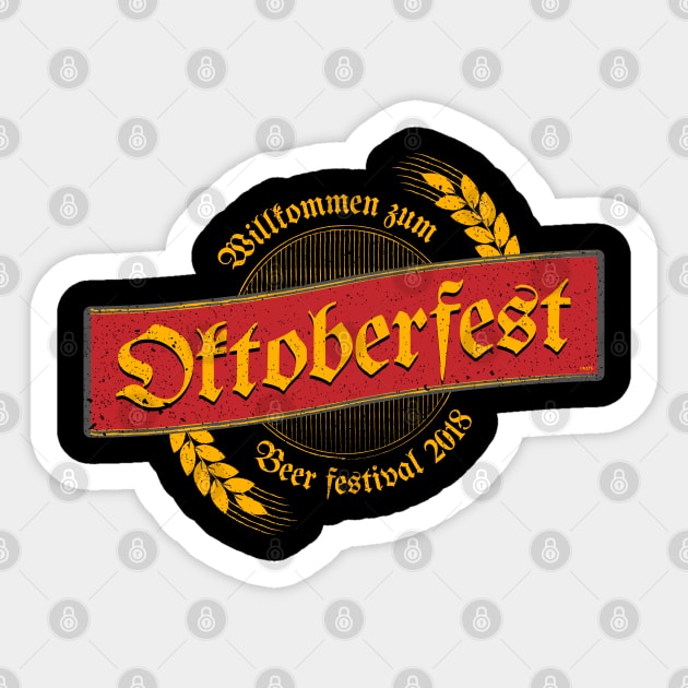 Octoberfest Beer Festival 2018 Shirt Gifts T Shirt Tee Sticker by creative